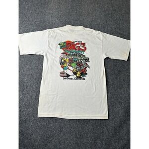 Mens 1998 Big 3 Swapmeet San Diego Graphic T Shirt USA, Size L